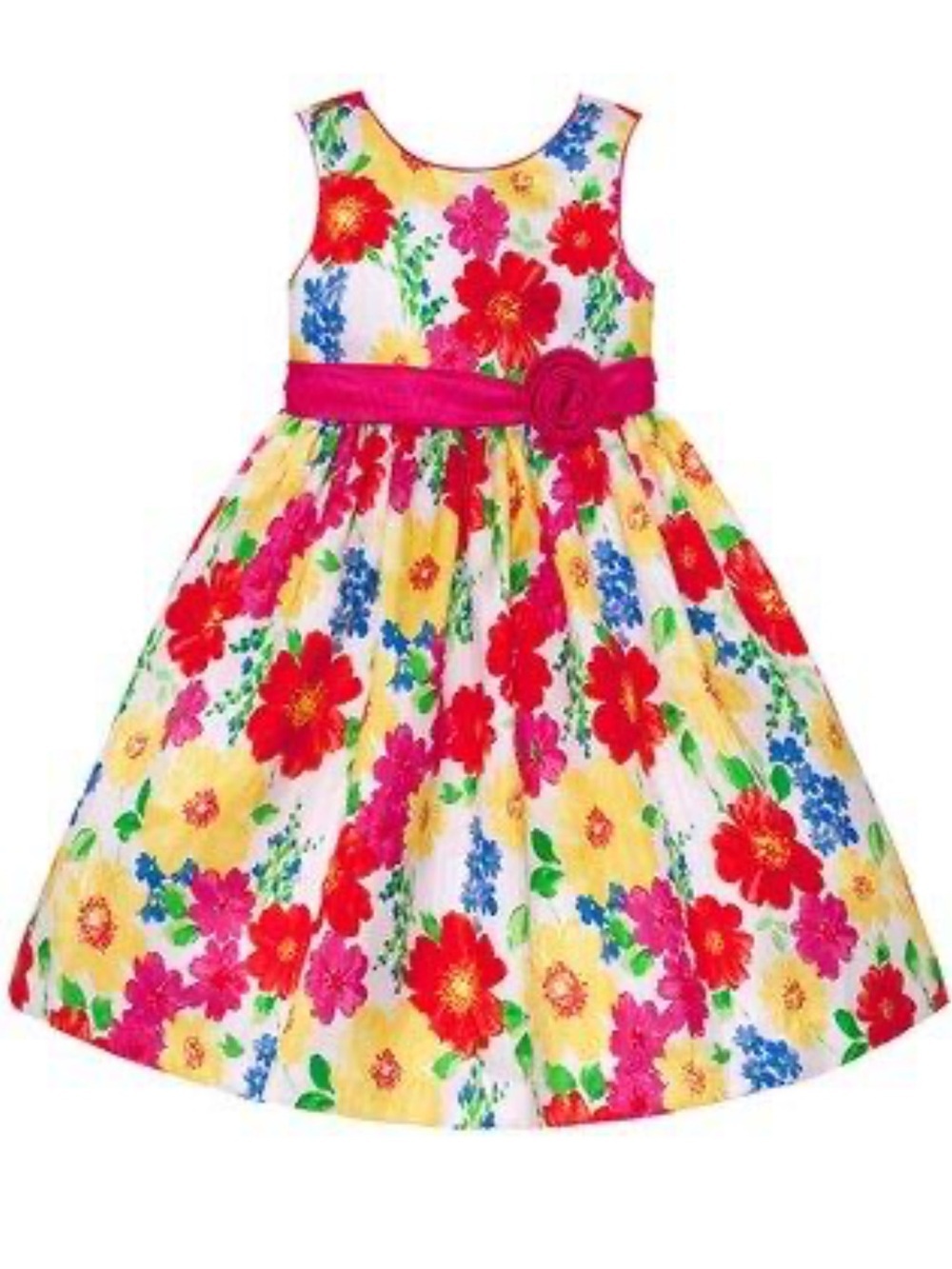 AMERICAN PRINCESS BUTTERFLY PARTY DRESS SZ 4 T EUC